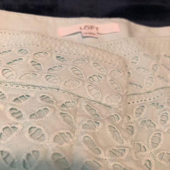 Loft Lace Eyelet Shorts - Picture 2 of 4